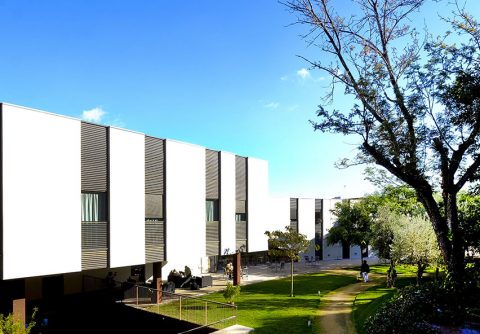 Vista residencia Mas Piteu